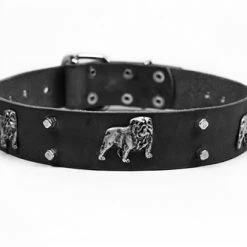 Bulldog's Day - Leather Collar
