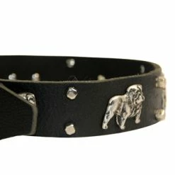 Bulldog's Day - Leather Collar -Collars Sales Shop DTBD305 5