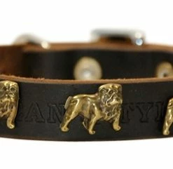 Bulldog Junior - Leather Collar