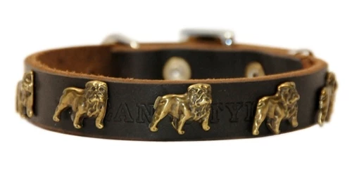 Bulldog Junior - Leather Collar 3 Bulldog Junior - Leather Collar