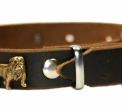 Bulldog Junior - Leather Collar 9 Bulldog Junior - Leather Collar -Collars Sales Shop DTBJ305 5