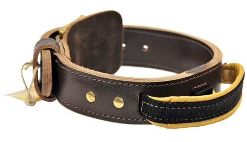 Simplicity+ Leather Collar With Handle 3 Simplicity+ Leather Collar With Handle