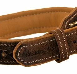 Dean's Legend Black - Leather Collar -Collars Sales Shop DTC43 7