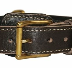 Italian Tailor - Leather Collar -Collars Sales Shop DTC443BLK 6