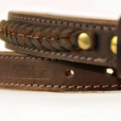 The Braid One - Leather Collar -Collars Sales Shop DTC45 5