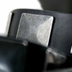 Tyler's Vintage - Leather Collar -Collars Sales Shop DTC83Nickel 4