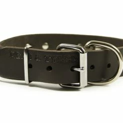Silver Fire - Leather Collar -Collars Sales Shop DTC90Nickel 5