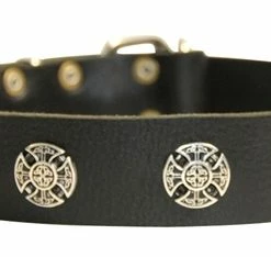 The Warrior - Leather Collar -Collars Sales Shop DTCW100 4