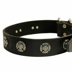 The Warrior - Leather Collar -Collars Sales Shop DTCW100 6