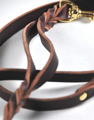 Braidy Bunch - Leather Traffic Leash 5 Braidy Bunch - Leather Traffic Leash - Image 3