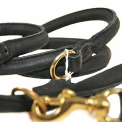 Noburo - Rolled Leather Leash -Collars Sales Shop DTL1R 4