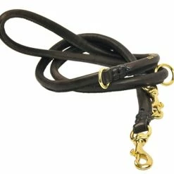 Noburo - Rolled Leather Leash -Collars Sales Shop DTL1R 6