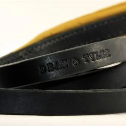 Soft Touch Black - Leather Leash -Collars Sales Shop DTL2Padded 5
