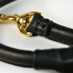 Tamed Beauty - Rolled Leather Leash -Collars Sales Shop DTL30 4