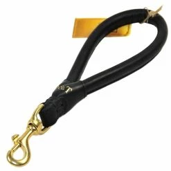 Tamed Handle (Two-Tone) - Round Leather Leash Handle