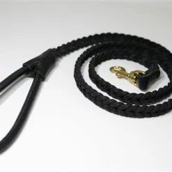 Comfort Braid Rolled - Leather Leash