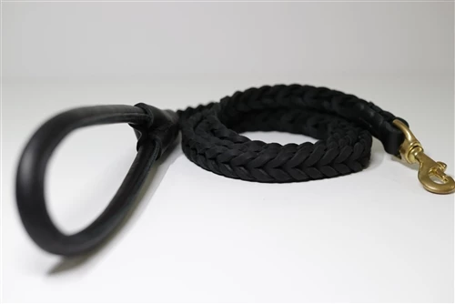 Comfort Braid Rolled - Leather Leash 5 Comfort Braid Rolled - Leather Leash - Image 3