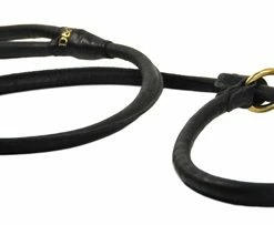 DT Rolled Leather Slip Leash