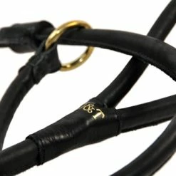 DT Rolled Leather Slip Leash -Collars Sales Shop DTLROLLEDSLIP 5