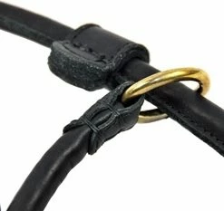 DT Rolled Leather Slip Leash Thin -Collars Sales Shop DTLROLLEDSLIPTHIN 6