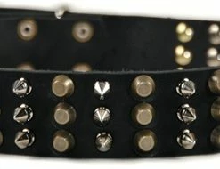 3+3 - Spiked Leather Collar