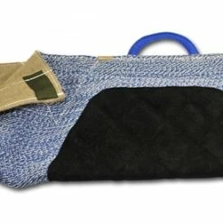 French Linen With Leather Adult Bite Sleeve Cover