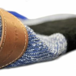 French Linen With Leather Adult Bite Sleeve Cover -Collars Sales Shop DTSCFL2 4